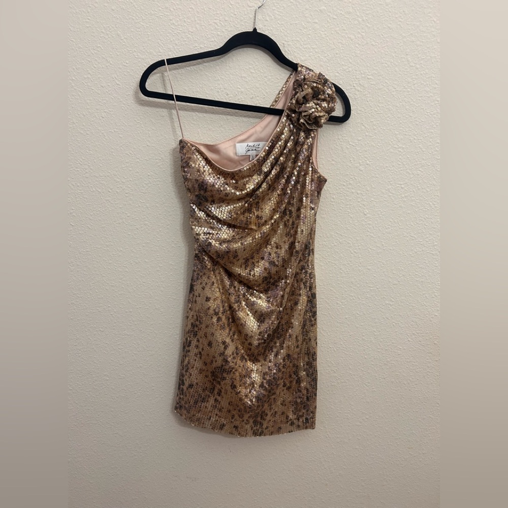 Badgley & Mischka Mark and James sequin dress